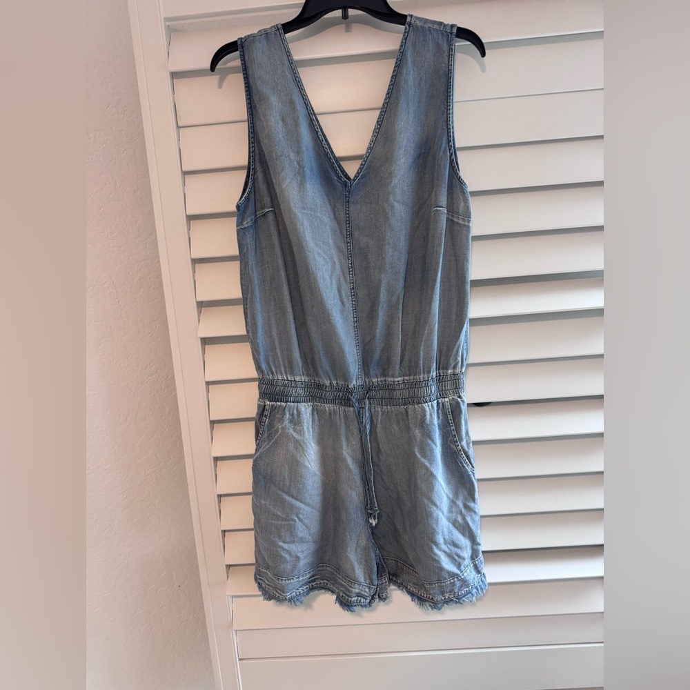 Denim Sleeveless Romper